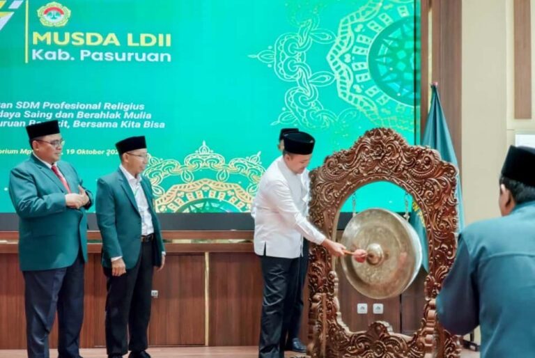 Buka Musda ke-7 DPD LDII Kabupaten Pasuruan, Mas Bupati Rusdi Titipkan Toleransi dan Kerukunan Antar Umat Beragama Yang Harus Tetap Terjaga