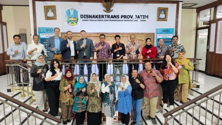 Disnakertrans Jatim Jajaki Kerja Sama dengan GIZ untuk Program Pengiriman Tenaga Terampil ke Jerman