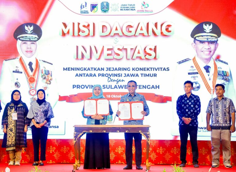 Gubernur Khofifah Sukses Pimpin Misi Dagang Jatim-Sulteng Transaksi Final Tembus Rp 1,542 Triliun