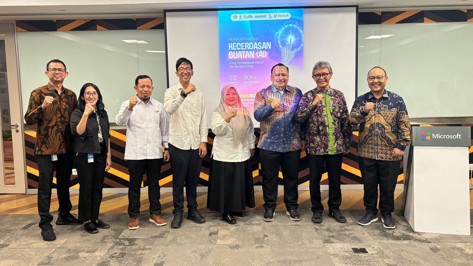 Kemenag dan Microsoft Indonesia Latih 50 Ribu Guru Pesantren, Santri Siap Kuasai Teknologi AI