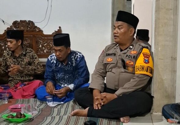 Mas Bhabin Perkuat Kamtibmas Melalui Tahlil Malam Jumat, Warga Diajak Waspada Narkoba Dan Curanmor